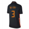 2020-2021 Holland Away Nike Football Shirt (Kids) (DE LIGT 3)