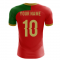 2025-2026 Portugal Flag Home Concept Football Shirt (Your Name) -Kids