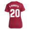 2021-2022 Barcelona Training Shirt (Noble Red) - Womens (S ROBERTO 20)