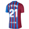 2021-2022 Barcelona Vapor Match Home Shirt (F DE JONG 21)