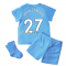 2021-2022 Man City Home Baby Kit (JOAO CANCELO 27)