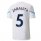 2021-2022 Man City Pre Match Jersey (White) - Kids (ZABALETA 5)