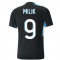 2021-2022 Marseille Training Shirt (Black) (MILIK 9)