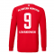 2022-2023 Bayern Munich Long Sleeve Home Shirt (Kids) (LEWANDOWSKI 9)