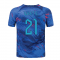 2022-2023 England Pre-Match Training Shirt (Blue) (White 21)