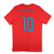 2022-2023 England World Cup Crest Tee (Red) - Kids (Rooney 10)