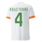 2022-2023 Ivory Coast Away Shirt (KOLO TOURE 4)