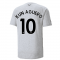 2022-2023 Man City Casuals Tee (Light Grey) (KUN AGUERO 10)