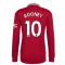 2022-2023 Man Utd Long Sleeve Home Shirt (ROONEY 10)