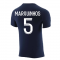 2022-2023 PSG Crest Tee (Navy) (MARQUINHOS 5)