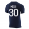 2022-2023 PSG Crest Tee (Navy) (MESSI 30)