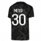 2022-2023 PSG Pre-Match Training Shirt (Black) - Kids (MESSI 30)