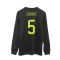 2022-2023 Real Madrid Authentic Long Sleeve Third Shirt (ZIDANE 5)