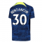 2022-2023 Tottenham Pre-Match Training Shirt (Indigo) (BENTANCUR 30)