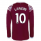 2022-2023 West Ham Long Sleeve Home Shirt (LANZINI 10)