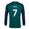 2023-2024 Arsenal Long Sleeve Third Shirt (Saka 7)