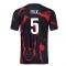 2024-2025 England Rugby Warm Up Jersey O2 (Black) - Kids (Itoje 5)