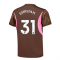2024-2025 Man City Third Goalkeeper Shirt (Espresso Brown) - Kids (Ederson M. 31)