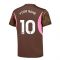 2024-2025 Man City Third Goalkeeper Shirt (Espresso Brown) - Kids (Your Name)