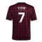 2024-2025 Man Utd Pre-Match Shirt (Black) - Kids (Toone 7)