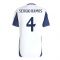 2024-2025 Real Madrid Training Tee (White) (Sergio Ramos 4)