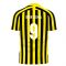 Al-Ittihad 2023-2024 Stripe Home Concept Football Kit (Libero) (Benzema 9)