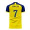 Al-Nassr 2020-2021 Home Concept Football Kit (Libero) - Kids (Long Sleeve) (Ronaldo 7)