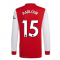 Arsenal 2021-2022 Long Sleeve Home Shirt (PARLOUR 15)
