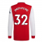 Arsenal 2021-2022 Long Sleeve Home Shirt (SMITH ROWE 10)