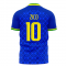 Brazil 2021-2022 Away Concept Football Kit (Fans Culture) (ZICO 10)