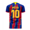 Catalonia 2025-2026 Home Concept Football Kit (Libero) (MESSI 10)