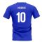 Croatia Team T-Shirt - Royal (MODRIC 10)