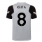 Liverpool 2021-2022 CL Training Shirt (Wolf Grey) (KEITA 8)