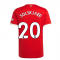 Man Utd 2021-2022 Home Shirt (SOLSKJAER 20)
