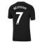 Man Utd 2021-2022 Tee (Black) (BECKHAM 7)