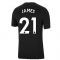 Man Utd 2021-2022 Tee (Black) (JAMES 21)