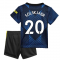 Man Utd 2021-2022 Third Baby Kit (Blue) (SOLSKJAER 20)