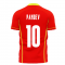 North Macedonia 2023-2024 Home Concept Shirt (Libero) (Pandev 10)