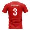 Wales Team T-Shirt - Red (WILLIAMS 3)