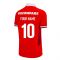 2023-2024 Wales Rugby WRU Home Body Fit Shirt (Your Name)
