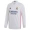 2020-2021 Real Madrid Long Sleeve Home Shirt (SERGIO RAMOS 4)