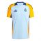 2024-2025 Real Madrid Training Shirt (Glow Blue) (Alaba 4)