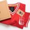 Vintage Denmark De R d-hvide Soccer Jersey