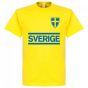 Sweden Ibrahimovic 10 Team T-Shirt - Yellow