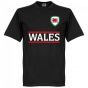 Wales Ramsey 10 Team T-Shirt - Black