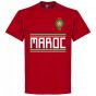 Morocco Ziyech 10 Team T-Shirt - Red