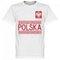 Poland Lewandowski 9 Team T-Shirt - White