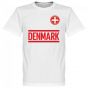 Denmark Eriksen 10 Team T-Shirt - White