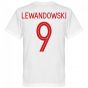 Poland Lewandowski 9 Team T-Shirt - White