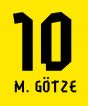 Mario Gotze Borussia Dortmund Hero T-Shirt (Yellow)